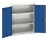 Bott 2 Door, 0 Drawer Sheet Steel Floor Standing Cupboard, 800 x 350 x 1000mm