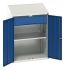 Bott 2 Door, 1 Drawer Sheet Steel Floor Standing Cupboard, 800 x 550 x 1130mm