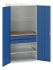 Bott 2 Door, 2 Drawer Sheet Steel Floor Standing Cupboard, 1050 x 550 x 2000mm
