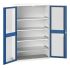 Bott 2 Door, 0 Drawer Sheet Steel Floor Standing Cupboard, 1300 x 550 x 2000mm