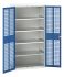 Bott 2 Door, 0 Drawer Sheet Steel Floor Standing Cupboard, 1050 x 550 x 2000mm