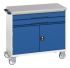Bott 2 drawer Steel Wheeled Tool Cabinet, 980mm x 1.05m x 600mm