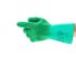 Gloves Gladiator Green Fully Coated Gaun