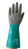 Ansell AlphaTec 58-435 Green Nitrile Abrasion Resistant, Chemical Resistant Gloves, Size 7, Nitrile Coating