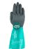 Ansell AlphaTec 58-535W Green Nylon Abrasion Resistant, Chemical Resistant Gloves, Size 9, Nitrile Coating