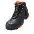 Boot Black/Orange Safety Metal Free Elas