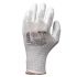 Coverguard EUROLITE EST90 White Polyester Chemical Resistant, Electrical Work Gloves, Size 6, Polyurethane Coating