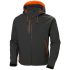 Férfi Puha külsejű kabát, méret: 4XL, Fekete, Lélegezhető, Vízlepergető 74140