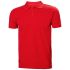 Helly Hansen 79167 Red 100% Cotton Polo Shirt, UK- M, EUR- M