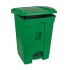 Pojemnik na odpady 45L, kolor: Zielony, materiał: Polipropylenowe, 410 x 600 x 410mm, Robert Scott
