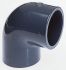 Georg Fischer 90° Elbow PVC Pipe Fitting, 16mm