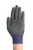 Ansell HyFlex 11-561 Grey Nylon Abrasion Resistant, Cut Resistant Gloves, Size 8, Nitrile Coating