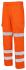 Praybourne PRARC07 Orange Fire Retardant Hi Vis Trousers, 30in Waist Size