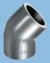 Georg Fischer 45° Elbow PVC Pipe Fitting, 50mm