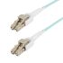 StarTech.com LC to LC Duplex Multi Mode OM4 Fibre Optic Cable, Light Blue, 5m