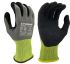 KYORENE K01-303 Grey Graphene Cut Resistant Work Gloves, Size 6, Nitrile Micro-Foam Coating