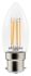 Bombilla LED en forma de vela, ToLEDo Retro Candle, 4,5 W, casquillo B22, regulable, Homelight, 2700K