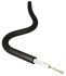 RS PRO Multi Mode Fibre Optic Cable, 0.0625mm, Black, 500m