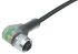 binder Right Angle Female 4 way M12 to Unterminated Sensor Actuator Cable, 2m