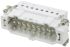 TE Connectivity Heavy Duty Power Connector Insert, 16A, Male, HE Series, 16 Contacts