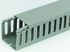 RS PRO Grey Slotted Panel Trunking - Open Slot, W100 mm x D40mm, L2m, PVC