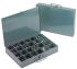 Caja organizadora Durham de 8 compartimentos de Acero Gris, 339mm x 234mm x 50mm