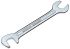 Bahco Double Ended Open Spanner, 14mm, Metric, Double Ended, 130 mm Overall