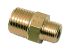 Legris Brass Pipe Fitting, Straight Threaded Adapter, Male R 3/8in to Male R 1/8in