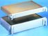 METCASE Aluminium Frontplatte 6U x 84TE, 392.5 x 111mm, Grau