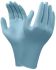 Ansell TouchNTuff Blue Nitrile Disposable Gloves size 6.5, Small x 100 Powder-Free