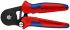 Knipex Hand Ratcheting Crimping Tool for Bootlace Ferrule, 0.08 → 10mm² Wire
