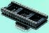 Winslow Straight 1.27 mm, 15.24 mm Pitch IC Socket Adapter, 28 Pin Male DIP to 32 Pin Female PLCC