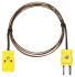 Fluke Straight Female/Male Thermocouple Extension Cable for Use with Type K Thermometer