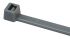 HellermannTyton Cable Tie, Inside Serrated, 205mm x 4.6 mm, Grey Polyamide 6.6 (PA66), Pk-100