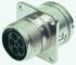 TE Connectivity Circular Connector, 24 Contacts, Panel Mount, Socket, Male, CMC Series 1 Series