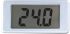 Voltímetro digital DC Lascar, con display LCD, 3 dígitos, precisión ±1%, alim. 3 → 50 V cc, dim. 21mm x 44mm