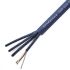 Van Damme Audiokabel, Blå, PVC kappe Parsnoet kabel, UD: 9.6mm, PP Isolation, 0,22 mm² CSA
