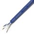 Van Damme Screened Microphone Cable, 0.21 mm² CSA, 6mm od, 100m, Blue