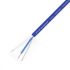 Van Damme Screened Microphone Cable, 0.03 mm², 0.19 mm² CSA, 3.5mm od, 100m, Blue