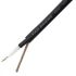 Van Damme Screened Microphone Cable, 4.5mm od, 100m, Black