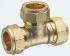 Pegler Yorkshire Brass Compression Fitting Equal Tee 28mm
