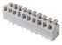 NEUTRAL Non-Fused Terminal Block, 10-Way, 7A, 22 → 20 AWG, 26 → 18 AWG Wire