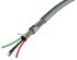 S2Ceb-Groupe Cae 4 Core Power Cable, 0.34 mm², 100m, Grey PVC Sheath, Audio Video Cable, 300 V