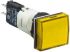 Schneider Electric, Harmony XB6, Panel Mount Yellow LED Pilot Light Complete, 16mm Cutout, IP65, 24V ac/dc