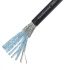 Van Damme Audiokabel, Sort, PVC kappe Parsnoet kabel, UD: 12.3mm, PP Isolation, 0,22 mm² CSA