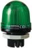 Werma EM 801 Series Green Steady Beacon, 230 V ac, Panel Mount, LED Bulb, IP65