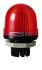 Werma EM 801 Serien Signallys, Rød linse, Konstant lysende, LED 45mA, tavlemontering, 24 V AC/DC