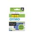 Cinta para impresora de etiquetas Dymo, color Negro sobre fondo Amarillo, 1 Roll, para usar con Dymo 500TS, Dymo Mobile