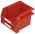 RS PRO 零件盒, 179mm宽 x 130mm高 x 250mm深, 聚丙烯 (PP)盒, 红色
