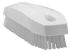 Vikan Hard Bristle White Scrubbing Brush, 17mm bristle length, PET bristle material